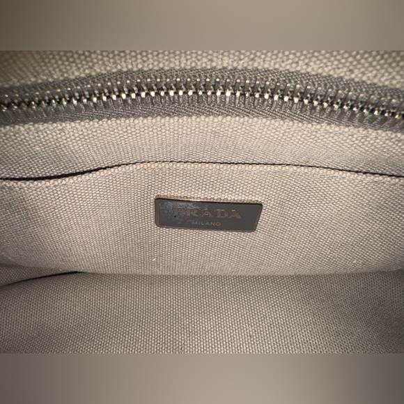 SOLD — Prada Canapa Tote Bag B2642B Canvas 2Way Shoulder Bag • Japan • EUC - Picture 6 of 16